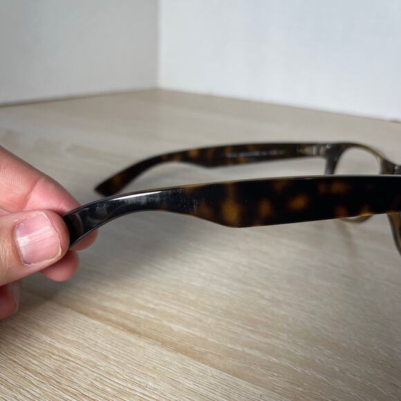 Ray-Ban RB2132 New Wayfarer 902 Sunglasses Tortoise Frames Only 55-18 Italy - Picture 8 of 9